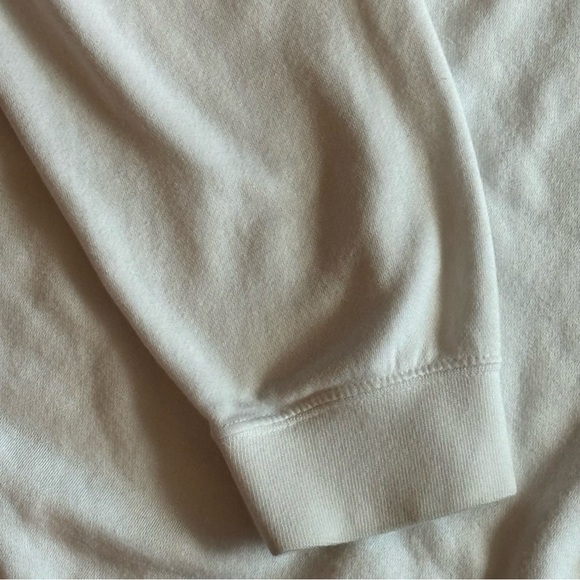 Nike men’s White Long Sleeve Hoodie Black/Gold Logo on front XL - Picture 4 of 12